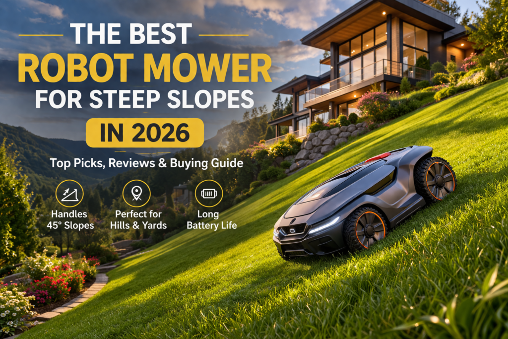 Best Robot Mowers for Steep Slopes
