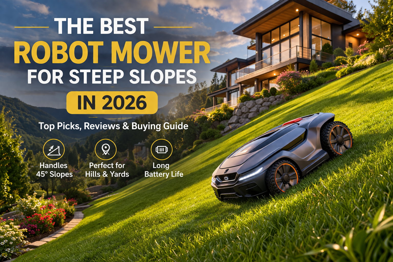 5 Best Robot Mowers for Steep Slopes (2026)