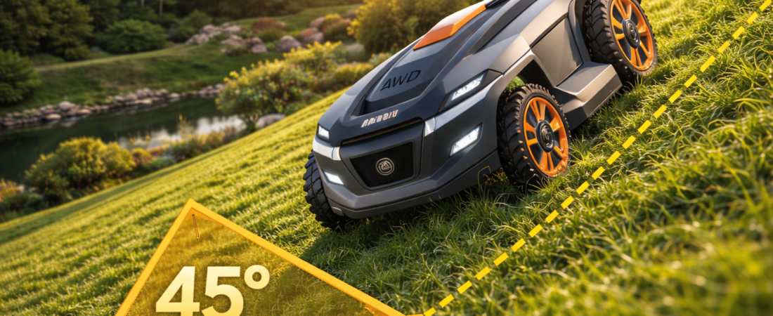 Best Robot Mower for 45 Degree Slopes (2026): Most Mowers Fail Above 35% — These Don’t