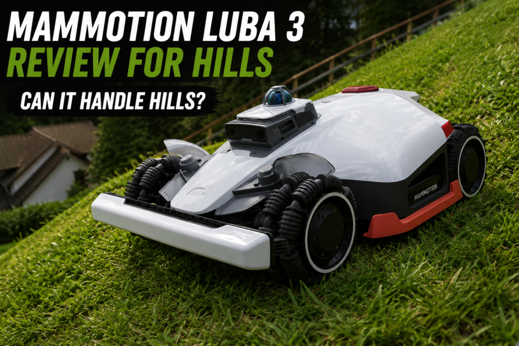 Mammotion Luba 3 Review for hills