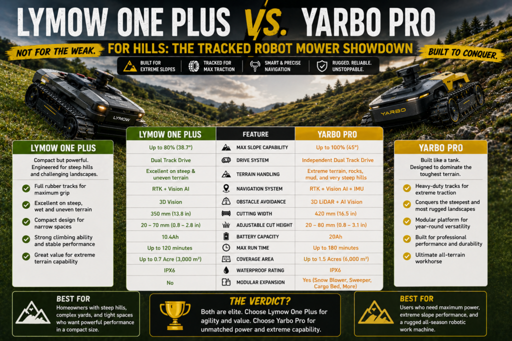 Lymow One Plus vs. Yarbo Pro